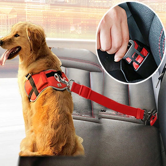 Adjustable Pet Car Seat Belt – Keep Your Dog Safe During Every Ride