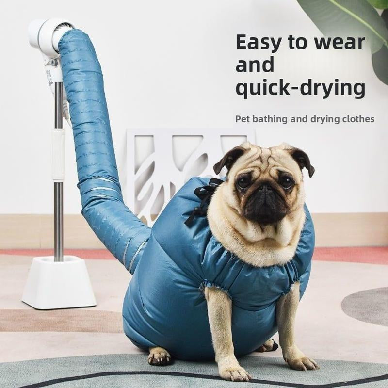 Pet Coat Quick Drying Bag for Small Pets Portable Hands-Free Grooming Solution Absorb Moisture Dry Fast Low Noise Puff Fluff Ideal for Baths