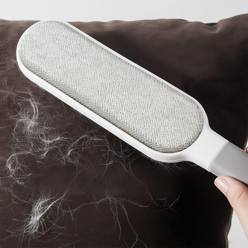 Multi-Functional Electrostatic Lint Brush with Double Sided Design for Furniture & Pet Hair Removal - Reusable & Self-Cleaning Tool for Clothes, Sofa, Carpet & Bed