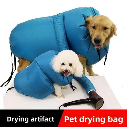 Pet Coat Quick Drying Bag for Small Pets Portable Hands-Free Grooming Solution Absorb Moisture Dry Fast Low Noise Puff Fluff Ideal for Baths