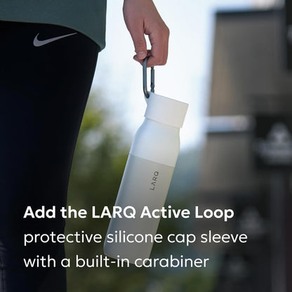 Bottle Purevis 17 Oz - Self-Cleaning and Insulated Stainless Steel Water Bottle with UV Water Purifier and Award-Winning Design | Reusable & Travel Friendly, Monaco Blue