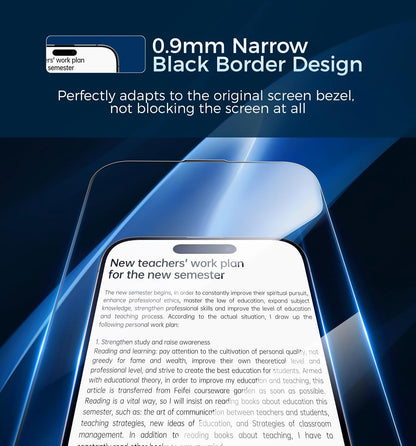 3Rd Gen Upgraded for Iphone 16 Pro Screen Protector 6.3 Inch, HD Clear, Shatterproof Tempered Film, Auto Dust-Elimination, Bubble Free, Easy Installation, 2 Pack