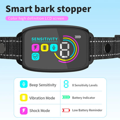 Smart Bark Control Collar | Beep, Vibration &amp; Optional Static Mode